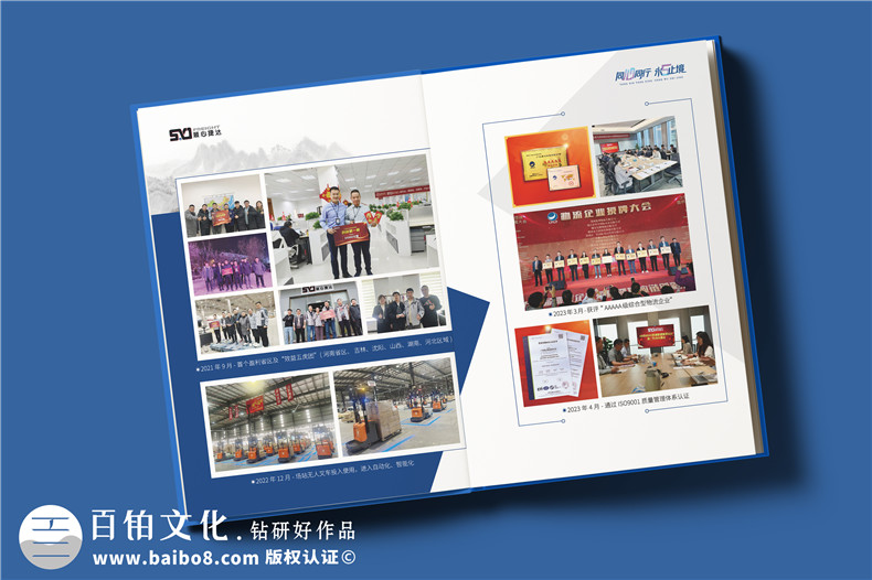 企業(yè)周年慶照片相冊設計-物流公司周年活動(dòng)影集