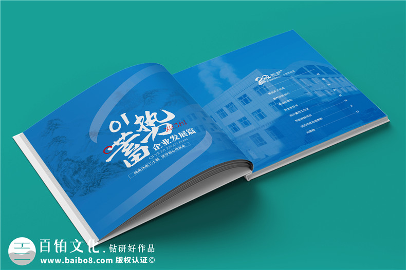 企業(yè)20年畫(huà)冊-公司廠(chǎng)慶回憶錄周年大事記書(shū)籍設計制作