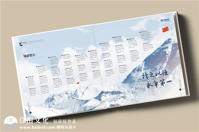 企業(yè)周年慶宣傳畫(huà)冊-企業(yè)成立十周年紀念冊