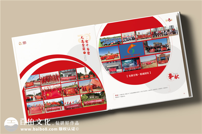 國企20周年宣傳畫(huà)冊-石油化工公司成立二十周年紀念冊