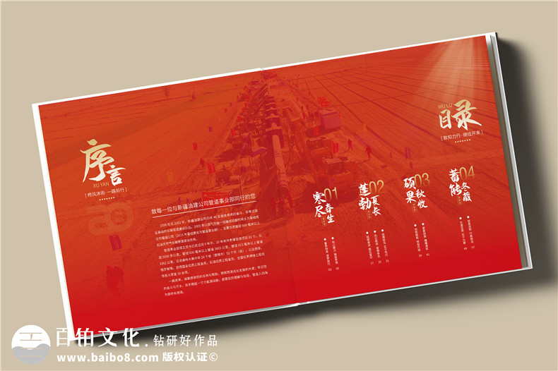 國企20周年宣傳畫(huà)冊-石油化工公司成立二十周年紀念冊