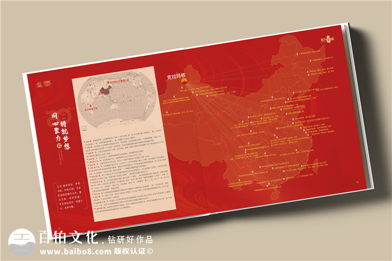 國企20周年宣傳畫(huà)冊-石油化工公司成立二十周年紀念冊