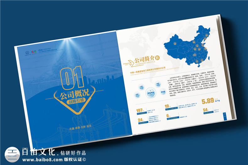 電力公司宣傳冊設計-央企年度總結畫(huà)冊定制
