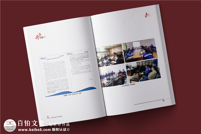 化工企業(yè)20周年紀念冊設計-公司整合發(fā)展大事記畫(huà)冊