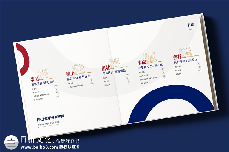 生物科技公司20周年紀念冊--解碼生命,共筑未來(lái)