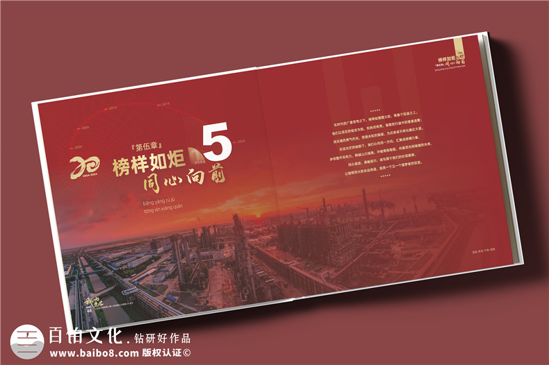 化工企業(yè)20周年紀念冊設計定制--鐫刻輝煌,展望未來(lái)?