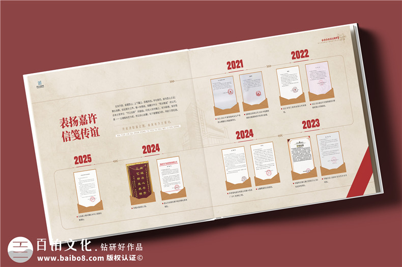 建筑行業(yè)公司成立20周年紀念冊-工程公司周年慶畫(huà)冊