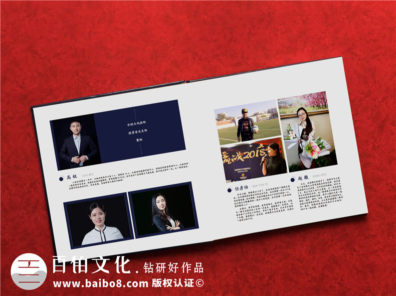 高端企業(yè)周年慶畫(huà)冊設計制作方案賞析-布面燙金紀念相冊案例模板