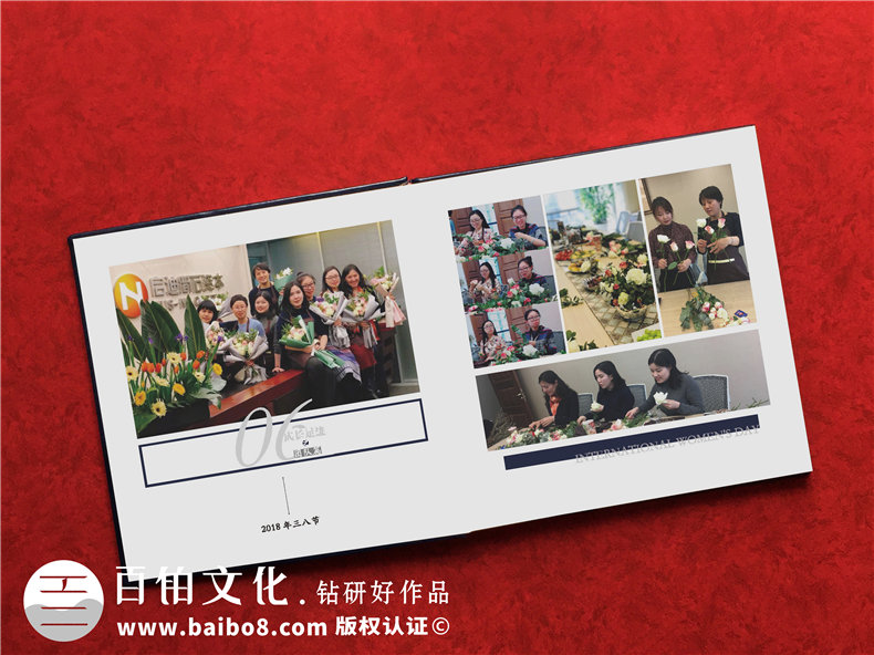 高端企業(yè)周年慶畫(huà)冊設計制作方案賞析-布面燙金紀念相冊案例模板