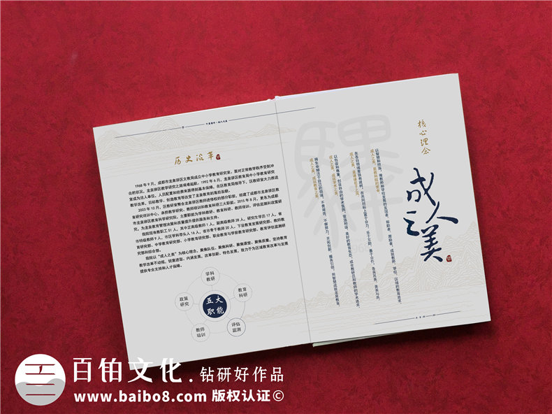 企業(yè)周年文化冊-為單位50周年慶典活動(dòng)做一本紀念畫(huà)冊