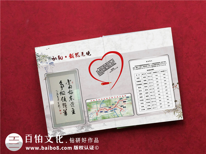 用水晶相冊紀念項目工程施工的這兩年,記錄汗水,展現輝煌成就