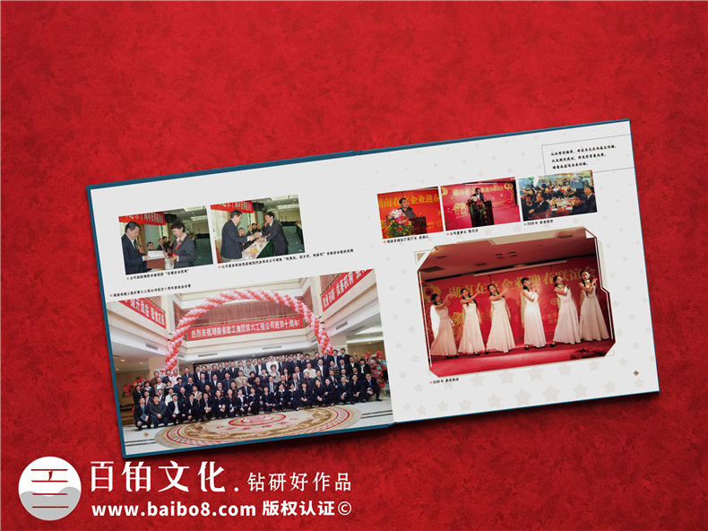 集團成立20周年回憶相冊?xún)热莶邉澐桨?單位發(fā)展紀念畫(huà)冊目錄怎么做