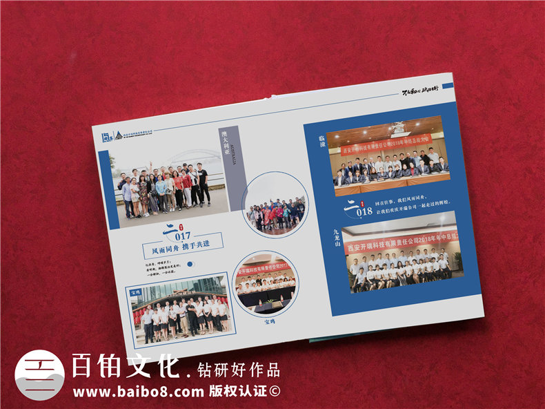 企業(yè)15周年紀念宣傳畫(huà)冊怎么做-公司十五周年慶典影冊