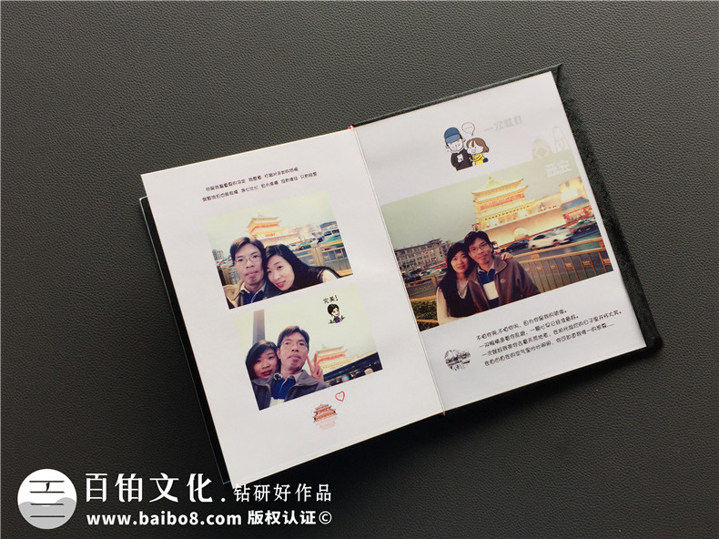 旅行紀念冊定制-戀人旅游相冊制作-水晶相冊設計