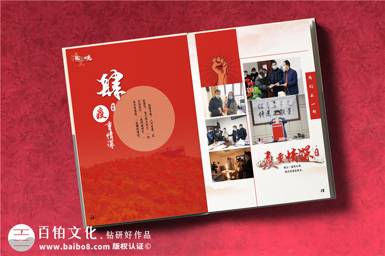 區委抗擊疫情一線(xiàn)戰疫英雄回顧畫(huà)冊-疫情防控應急指揮部抗疫紀念冊