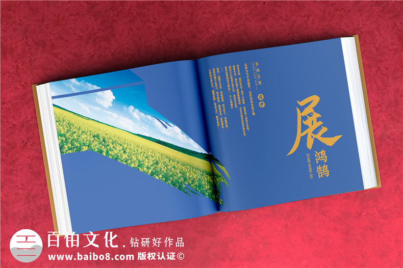 企業(yè)十周年影像紀念冊怎么做-用于宣傳的知名公司周年慶畫(huà)冊設計
