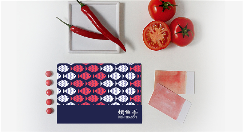 餐廳vi設計公司的創(chuàng  )意案例-烤魚(yú)店主題餐廳品牌設計全案清單一覽!