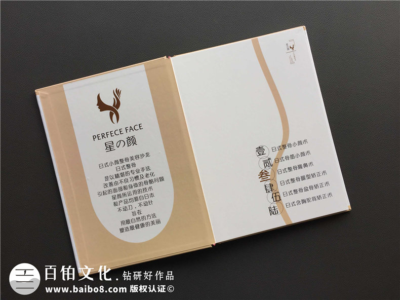 【整形美容醫院業(yè)務(wù)介紹手冊設計】美妝店項目（價(jià)格表）手冊制作