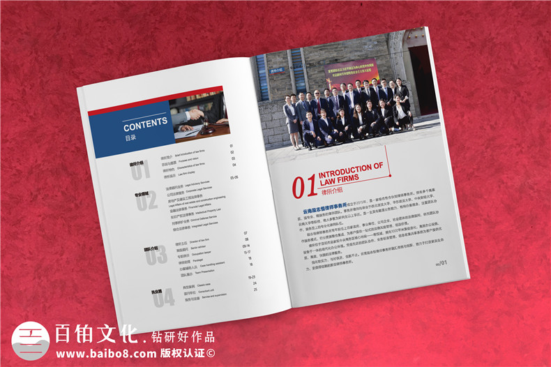 律師團隊介紹宣傳冊設計-企業(yè)法律顧問(wèn)宣傳彩頁(yè)