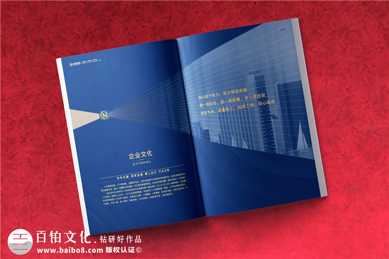 建筑畫(huà)冊設計-建設工程項目管理公司宣傳冊