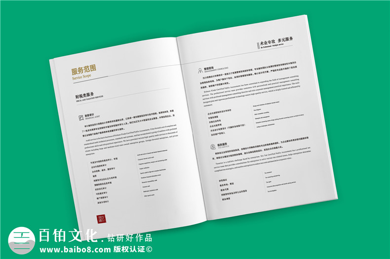 財務(wù)審計公司宣傳冊設計-工程造價(jià)管理及稅務(wù)咨詢(xún)資產(chǎn)評估企業(yè)畫(huà)冊
