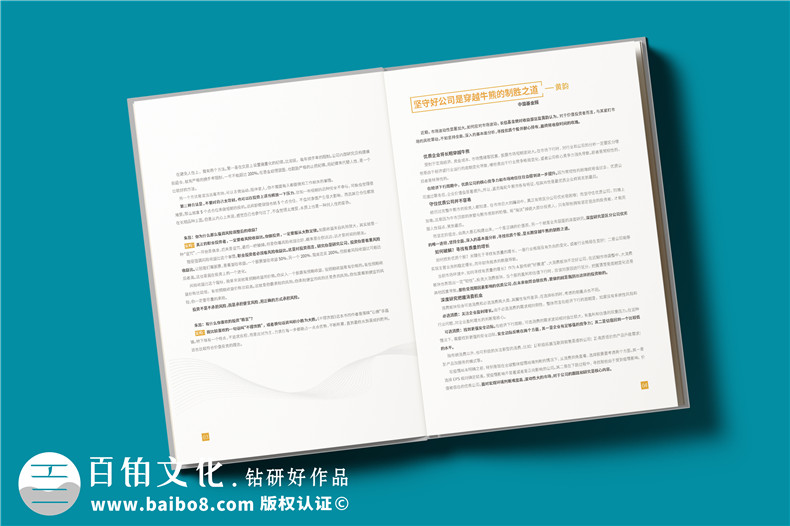 基金經(jīng)理介紹畫(huà)冊設計-基金公司做的精裝高檔宣傳冊