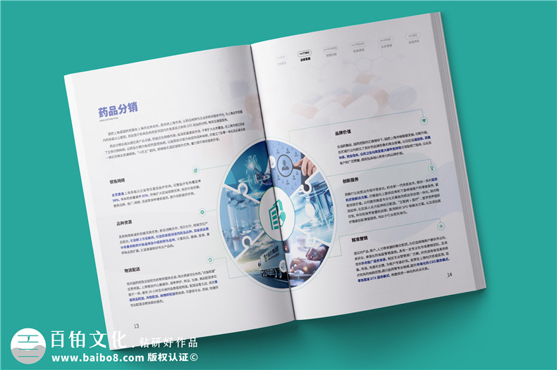 醫療器械銷(xiāo)售公司宣傳冊設計-藥品行業(yè)企業(yè)畫(huà)冊制作