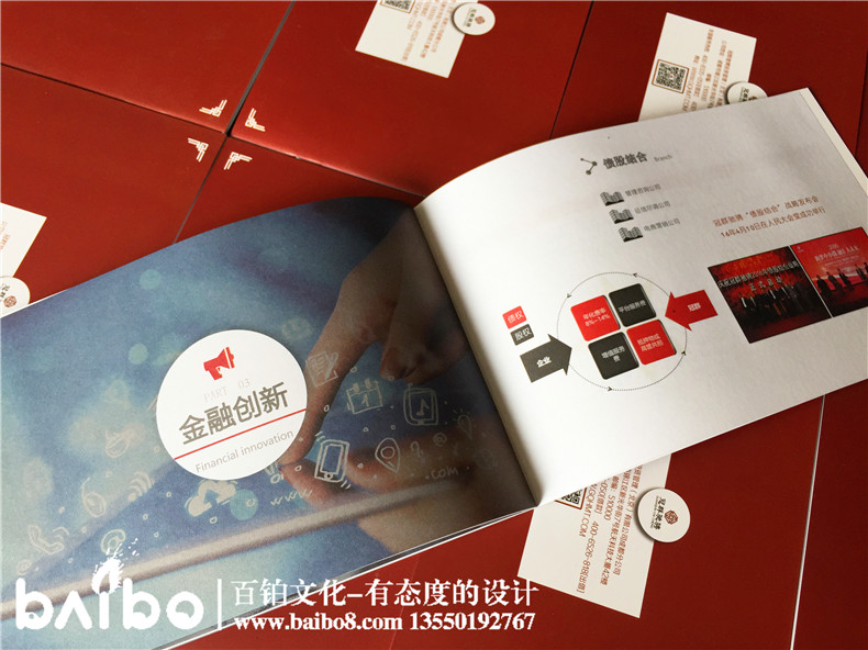 資金管理投資公司業(yè)務(wù)宣傳手冊樣本設計-金融控股企業(yè)畫(huà)冊印刷制作