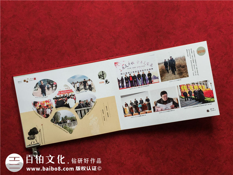 機關(guān)單位干部紀念冊-領(lǐng)導高升送照片集-同事調任歷年工作回顧相冊