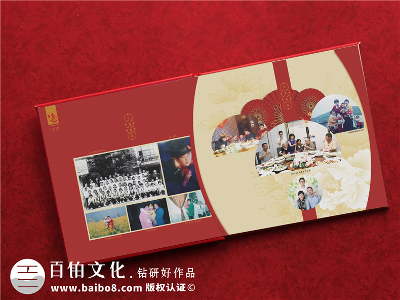 如何制作老年人80歲大壽生日紀念影集-編輯誕辰壽宴日留念相冊設計