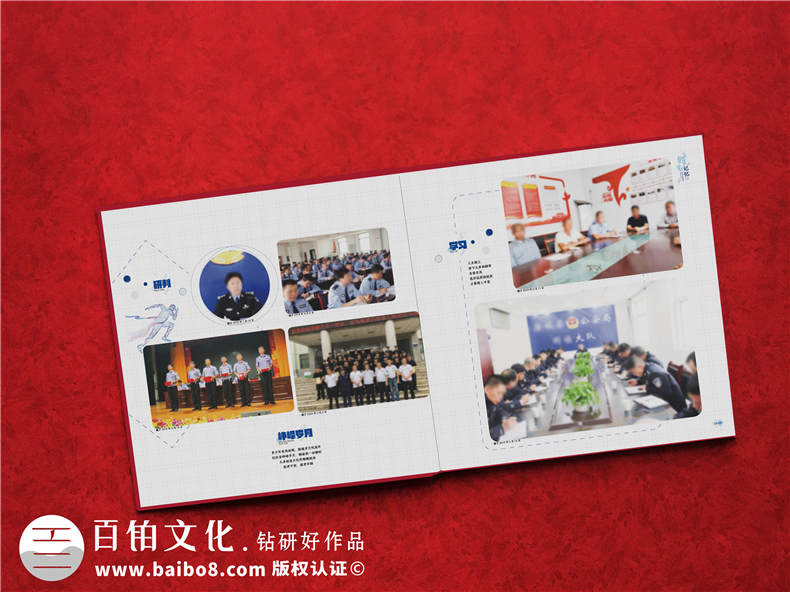 公安機關(guān)人民警察退休紀念相冊-單位局領(lǐng)導從警員30年離任畫(huà)冊樣本