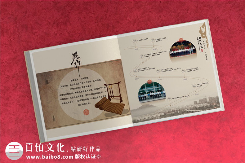 干部紀念冊-市領(lǐng)導離任紀念相冊設計怎么做