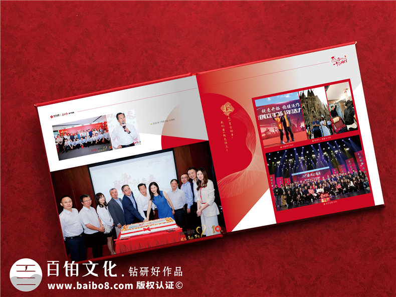 董事長(cháng)任期內業(yè)績(jì)紀念畫(huà)冊-贈送給總裁老板CEO離職離任做的紀念冊