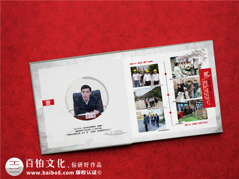 房管局長(cháng)離崗調任工作紀念冊-領(lǐng)導調研工作照片沖洗成相冊