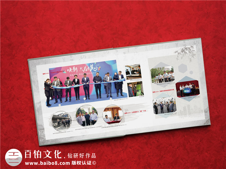 房管局長(cháng)離崗調任工作紀念冊-領(lǐng)導調研工作照片沖洗成相冊