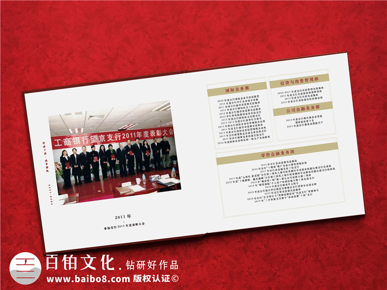 工商銀行升職個(gè)人紀念冊-送領(lǐng)導晉升電子相冊怎么做