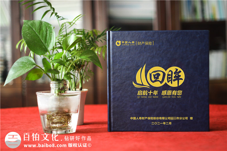 保險公司領(lǐng)導調離影集設計-總經(jīng)理十年工作總結回憶錄紀念冊