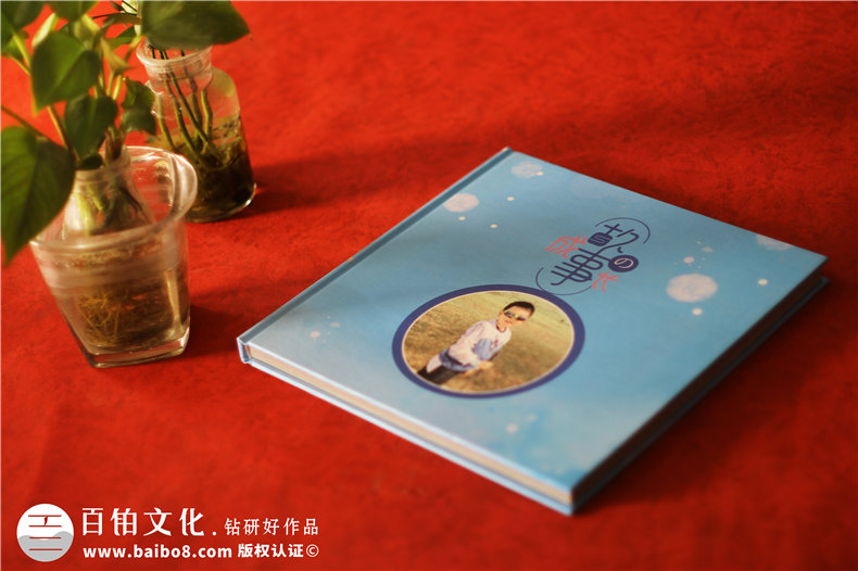 小學(xué)生成長(cháng)紀念冊-特別的禮物成長(cháng)留念相冊設計