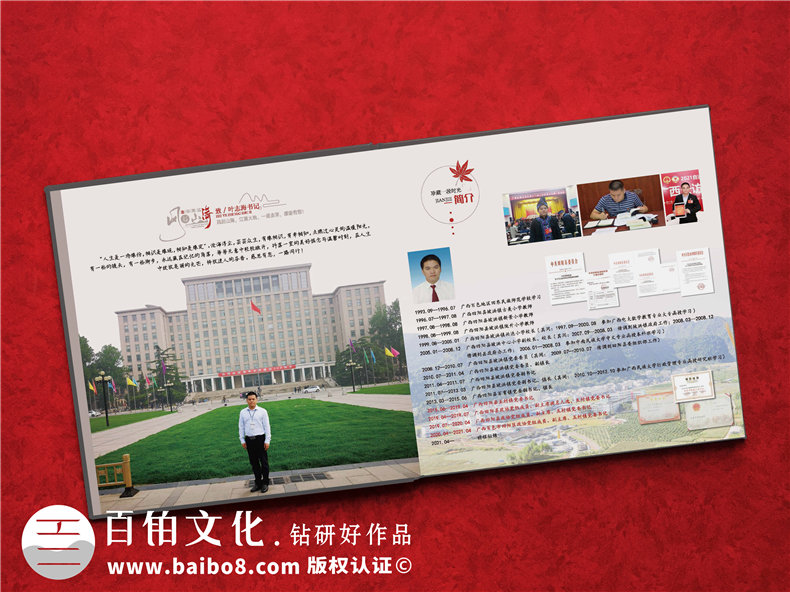 體制內機關(guān)領(lǐng)導退休離任相冊-書(shū)記工作紀實(shí)影集