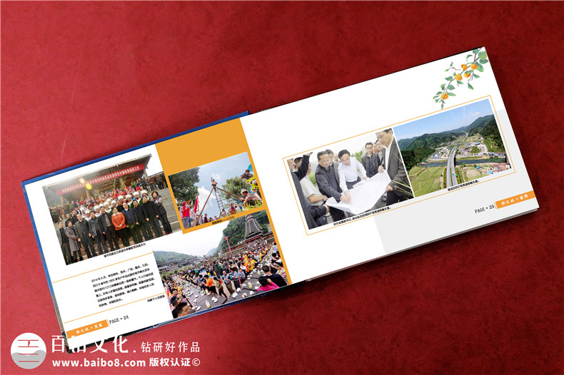 政府部門(mén)領(lǐng)導干部離任升遷畫(huà)冊-政府官員退休送工作紀實(shí)紀念冊影集