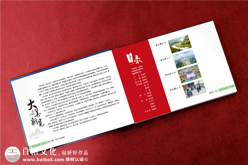 政府部門(mén)領(lǐng)導干部離任升遷畫(huà)冊-政府官員退休送工作紀實(shí)紀念冊影集