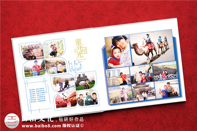 0-18歲成長(cháng)記錄集-18歲成人禮生日禮物電子相冊制作