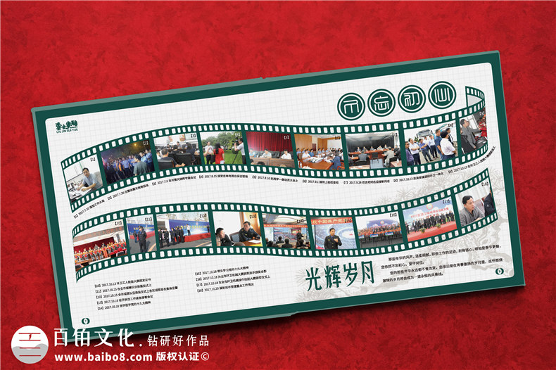 領(lǐng)導年度畫(huà)冊-政協(xié)主席黨員局長(cháng)退休紀念冊