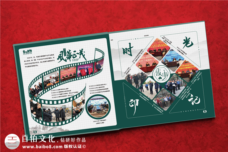 領(lǐng)導年度畫(huà)冊-政協(xié)主席黨員局長(cháng)退休紀念冊