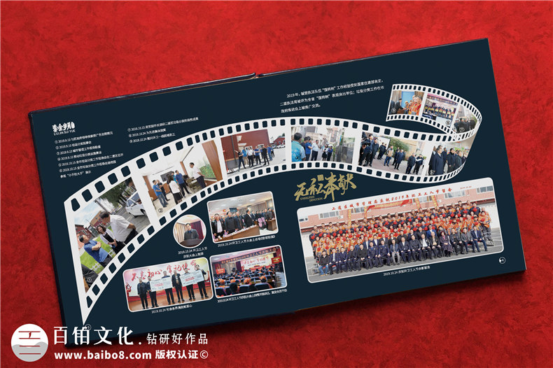 機關(guān)單位領(lǐng)導畫(huà)冊-市容環(huán)衛局領(lǐng)導升職贈送紀念冊