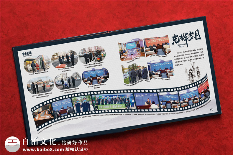 機關(guān)單位領(lǐng)導畫(huà)冊-市容環(huán)衛局領(lǐng)導升職贈送紀念冊