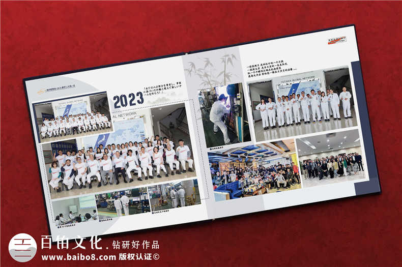 跨國公司員工離任紀念冊-外企駐場(chǎng)人員工作調任單位制作紀念冊