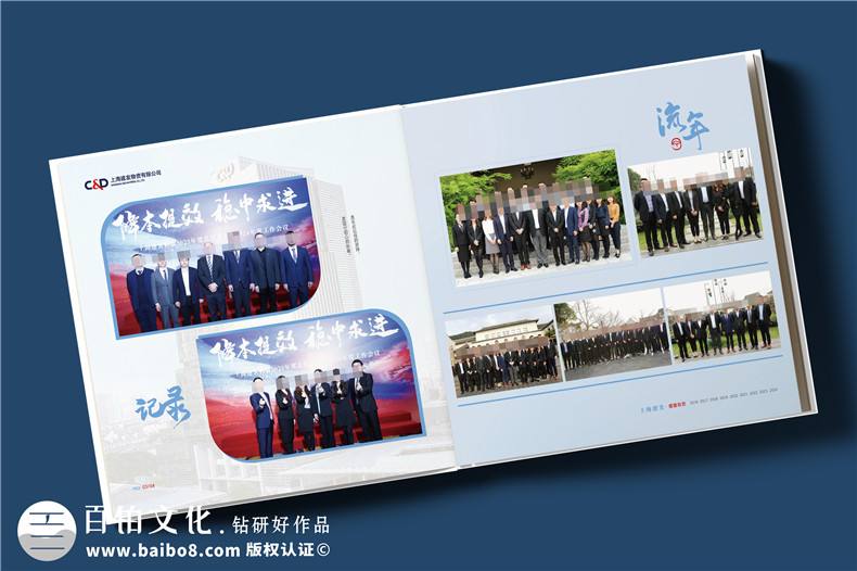 物流公司領(lǐng)導離任紀念冊-單位送員工的工作回顧相冊