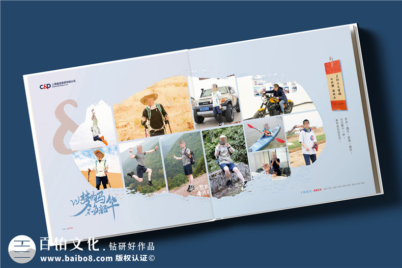 物流公司領(lǐng)導離任紀念冊-單位送員工的工作回顧相冊