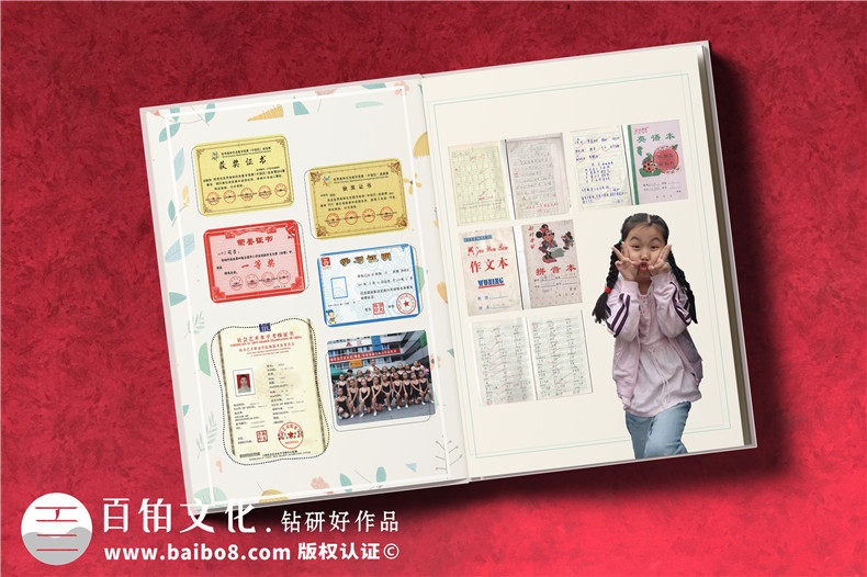 童年紀念相冊怎么做,為寶寶成長(cháng)成人禮定制畫(huà)冊